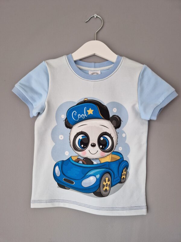 t-shirt med panda