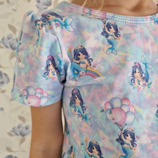 T-shirt med rosett i ryggen storlek 122 - Image 8