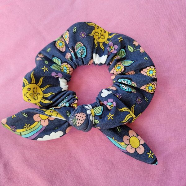 scrunchie med rosett
