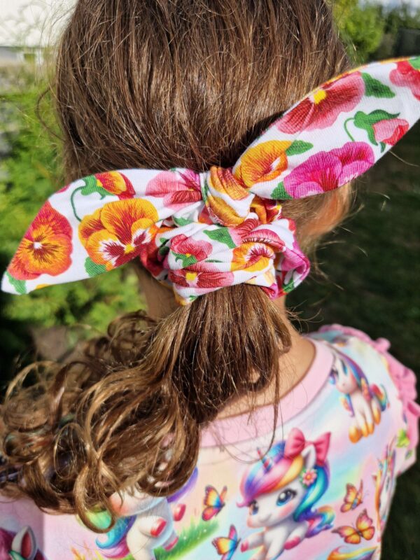 Scrunchie med rosett - Image 2